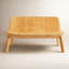 Neat Genuine Leather Upholstered Bench-94579147