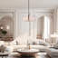 Lustre tambour 4 lumières albâtre naturel-771952330