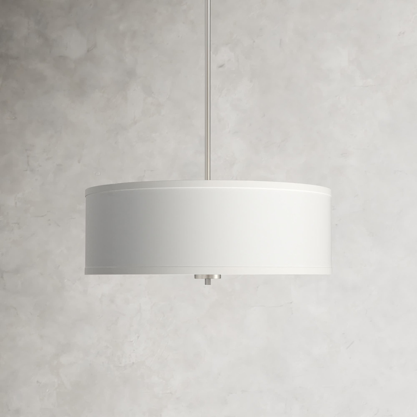 Reed 3 Light Dimmable Pendant, Brushed Nickel