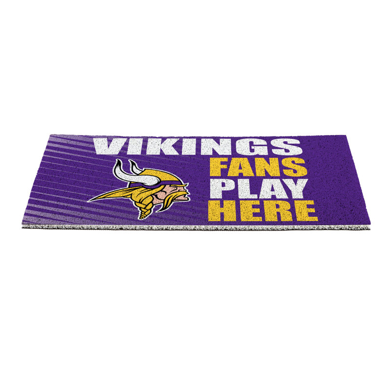 Minnesota Vikings Fan PVC Mat, 28"x16"