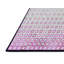 Tapis décoratif géométrique rose Pizarro-1026258430