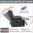 Chenille Power Lift Recliner Chair with 8-Point Vibration Massage and Lumbar Heating-106862020