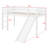 Low Loft Bed With Slide, Ladder, Safety Guardrails-970828597
