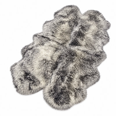 Tapis gris en peau de mouton Chatterton