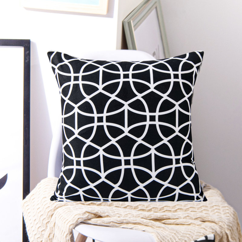 Housse de coussin moderne carré