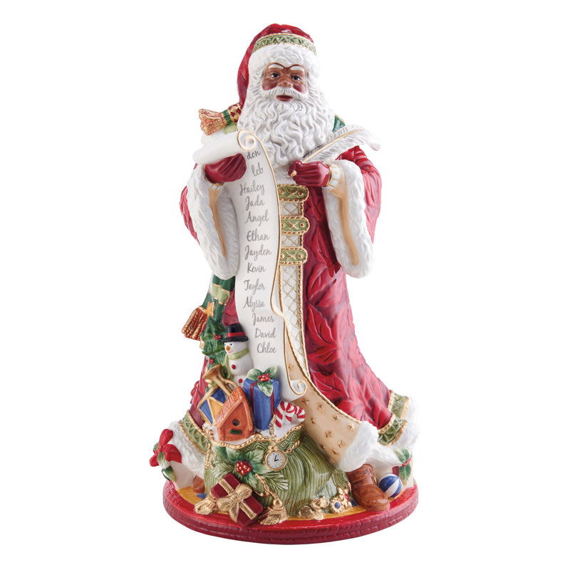 Figurine de père Noël Fitz And Floyd