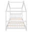 Lit plateforme simple avec tête et pied de lit-623870385