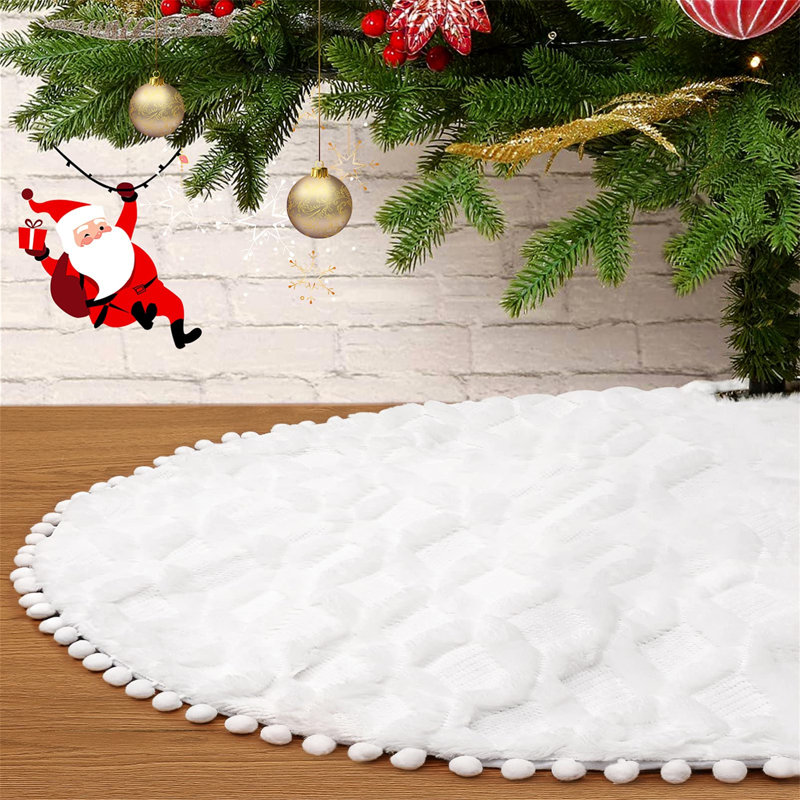 Faux Fur Tree Skirt