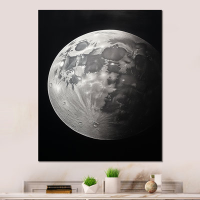 " Black Silver Moon Solitude I "
