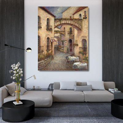 Red Barrel Studio® Manning, Ruane Gallery Wrapped Canvas Art Titled: Buon Appetito II