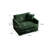 2 Seater Loveseat And Chair Set, 2 Piece Sofa & Chair Set, Loveseat And Accent Chair , 2-Piece Upholste Chenille Sofa Living Room Couch Furniture(1+2 Seat)  Chenille