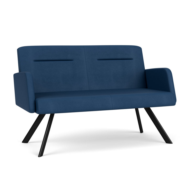 Causeuse Willow, Noir, Patriot Plus Blue Ridge, Yes