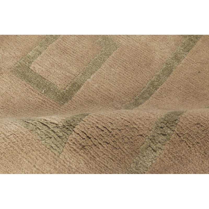 Modern One-of-a-Kind Rectangle 10' X 14' Hand Knotted Area Rug