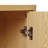 28.3'' W Oak Storage Cabinet, Light Wood Accent Cabinet