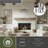 Enye 6 - Light Steel Dimmable Chandelier