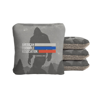 ACA Retro Stripes Sasquatch Scene Synergy Soft Cornhole Bags