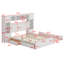 Lit en bois avec armoire tout-en-un, tablette et prises, lit gigogne-816761858-816761860