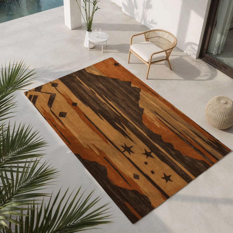 Tapis intérieur et extérieur Mystic Dunes, Rectangle 1 pi 6 po x 2 pi 6 po