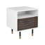 45cm W Manufactured Wood Bedside Table