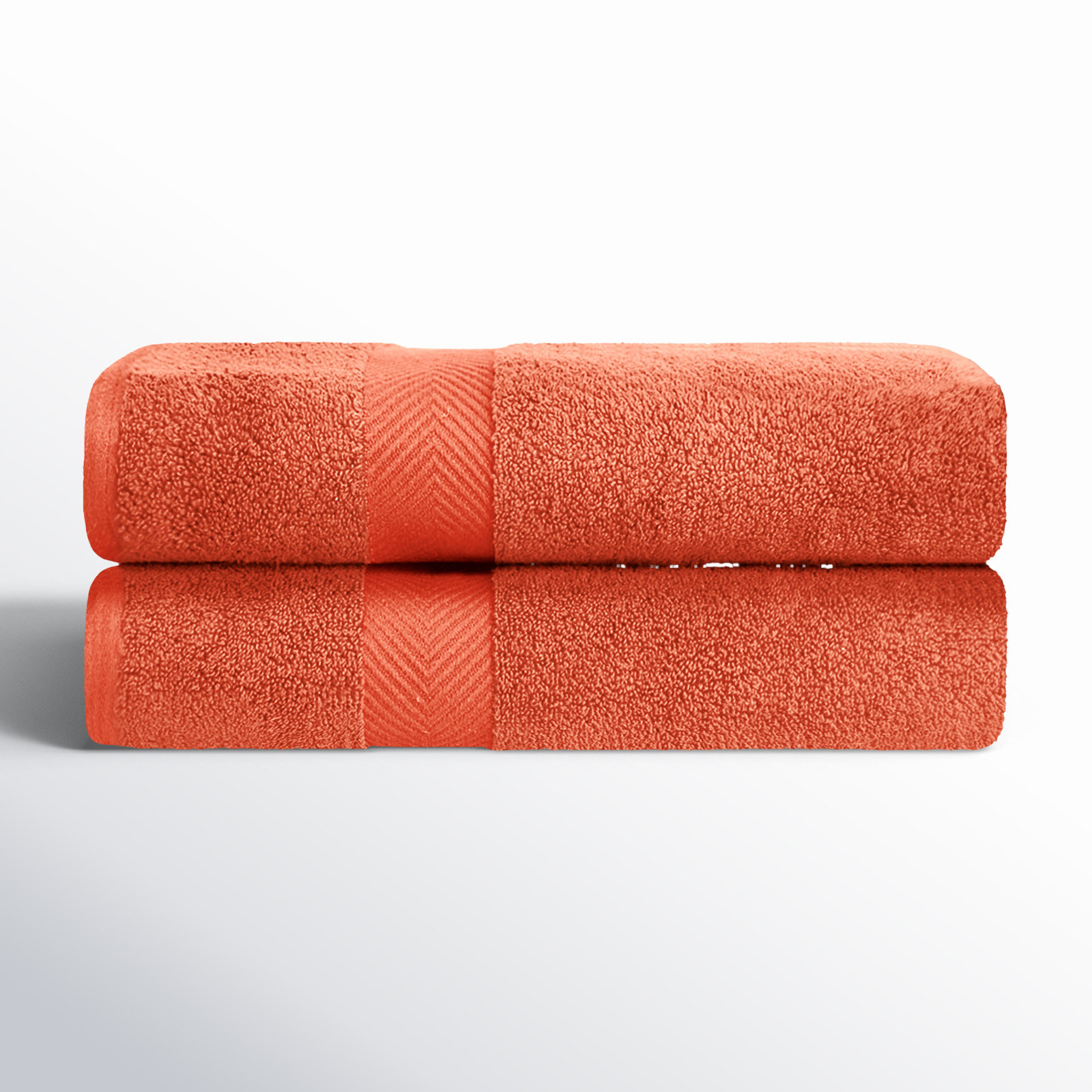 Hamachi 100% Cotton Bath Sheet, Brick