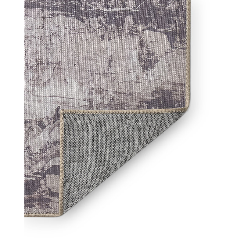 Hartwald Washable Indoor Rug, Square 5'