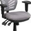 Mid-Back Mesh Multifunction Executive Swivel Ergonomic Office Chair with Adjustable Arms-1538312314