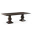 Toulon 84" Dining Table in Vintage Brown Finish