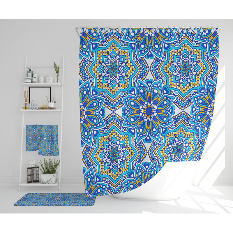 Nedrud Polyester Shower Curtain Set