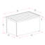 Table basse en osier Mucklen