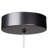 1 - Light Grey LED Unique/Statement Pendant