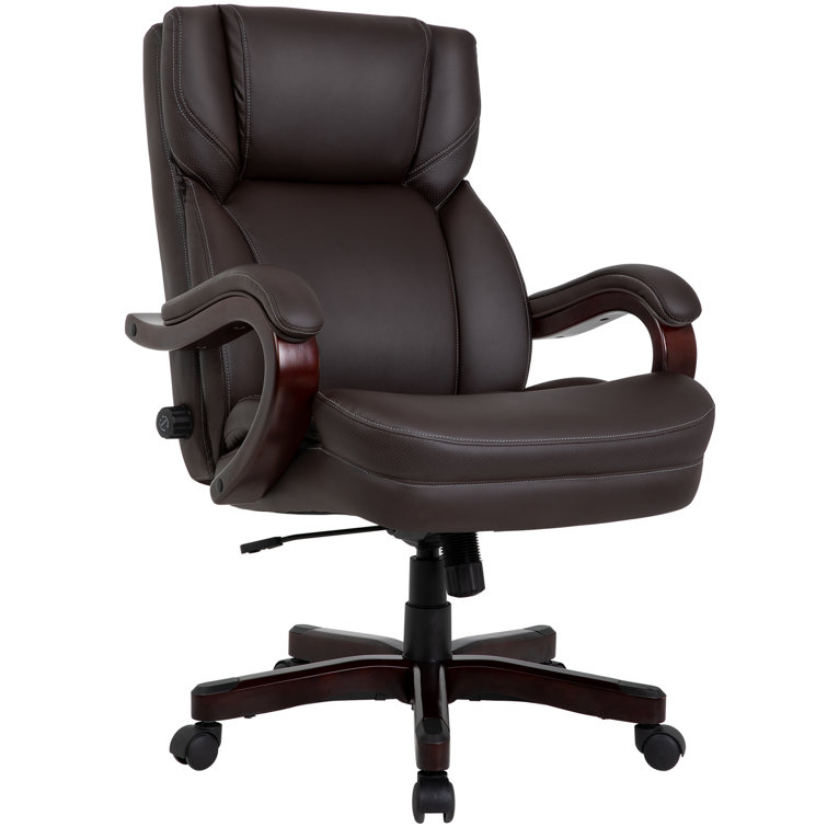 Home Office Chair Ergonomic Desk Chair PU Leather Task Chair