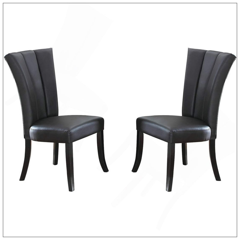 Chaises rembourrées élégantes et confortables avec dossier et coussins rembourrés pour la salle à manger