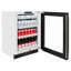 ZLINE Autograph 24 in. Touchstone Beverage Fridge with Stainless Steel Door and Nickel Helix Handle-49127847
