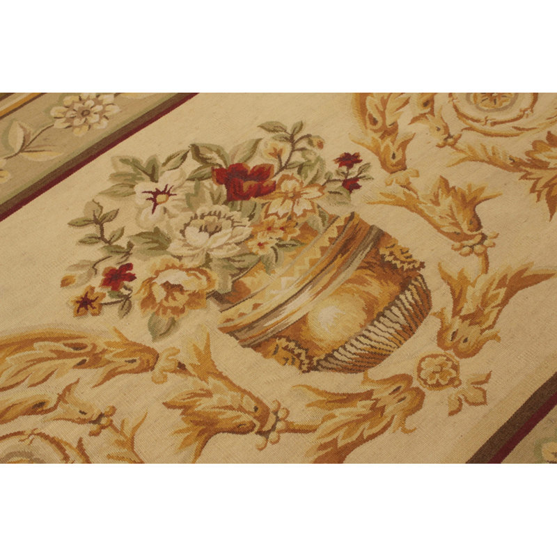 European Hand Knotted Wool Oriental Area Rug