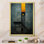 «Stairway To Grace Minimal Orange On Indigo I», reproduction d'art sur toile
