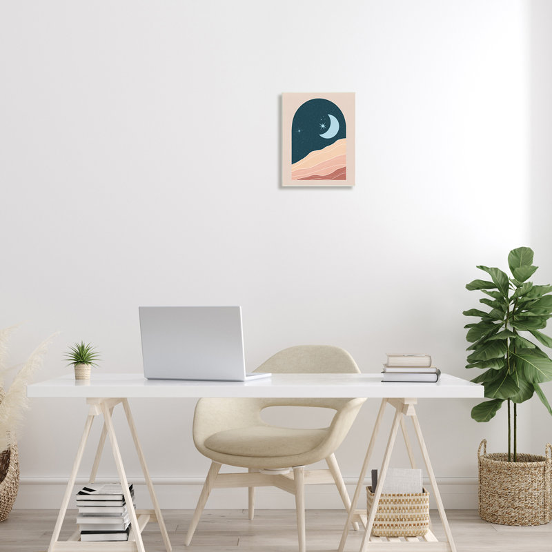 Rocky Night Dunes Constellated, Plaque murale, H 10 po x l 10 po x P 0,5 po