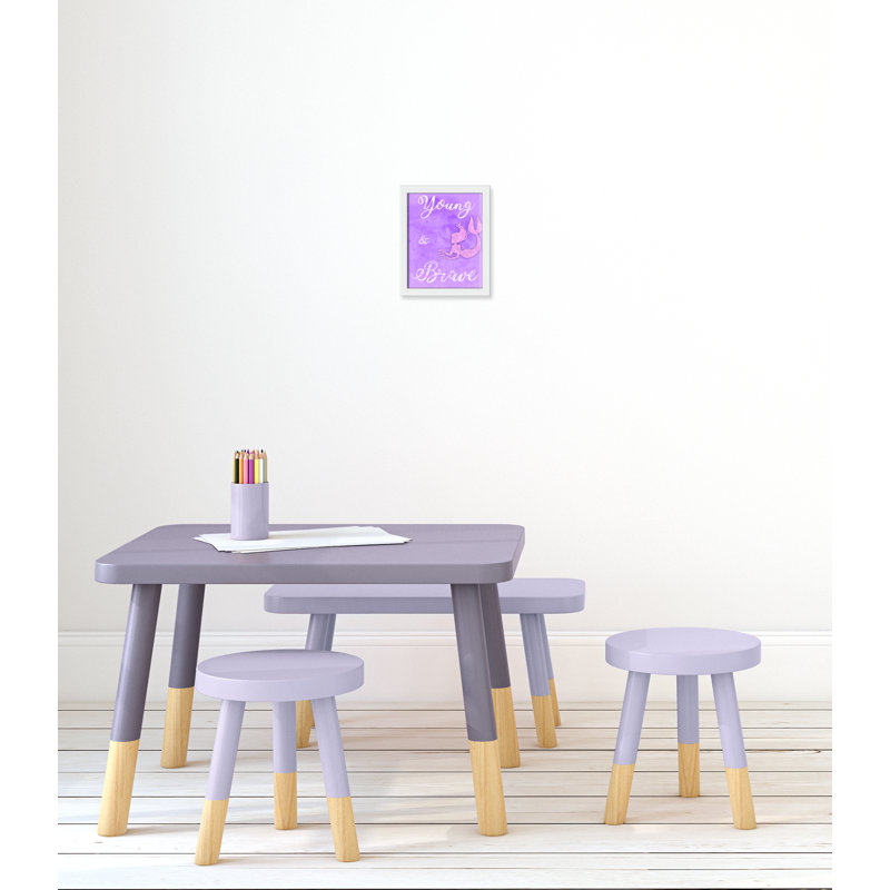 Adhésif décoratif Brave Mermaids, H 10 po x l 8 po x P 1,18 po, Encadré de boîte blanc
