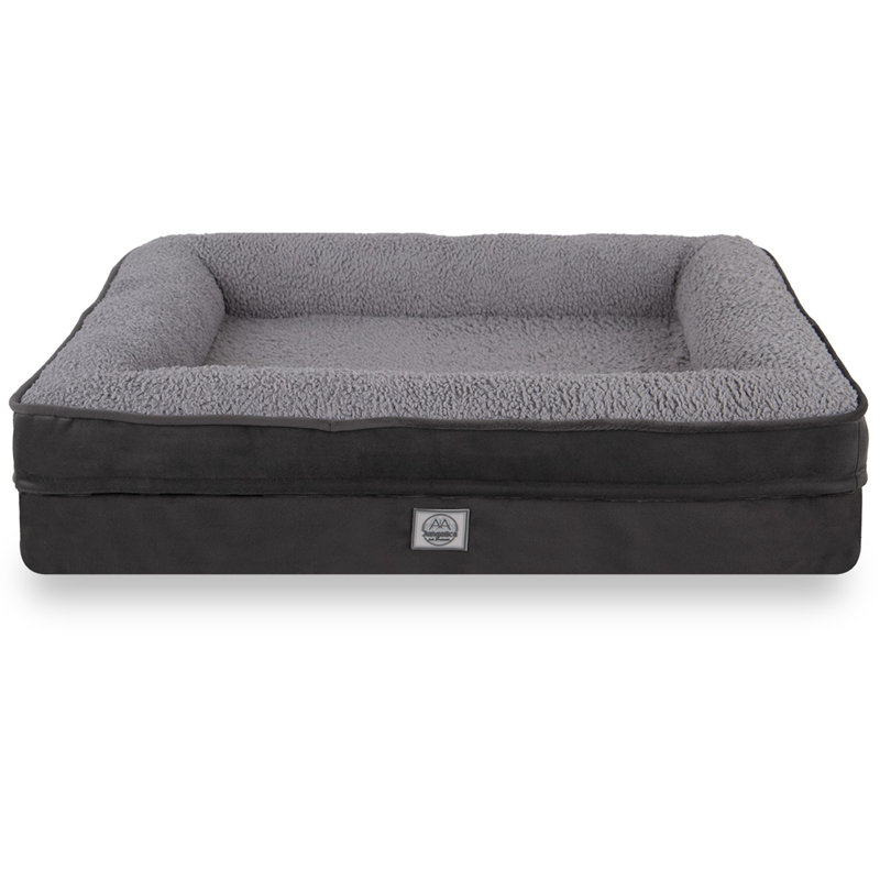 Lit pour animaux, L 29,5 po x l 21,7 po, Gris foncé