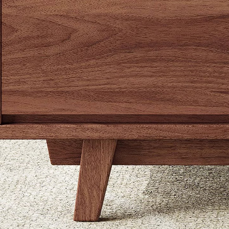 Table basse en bois massif de style rétro