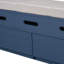 Banc de rangement rustique avec rangement dissimulé et 3 faux panneaux supérieurs, combinant style et commodité pour les vestibules-37800887