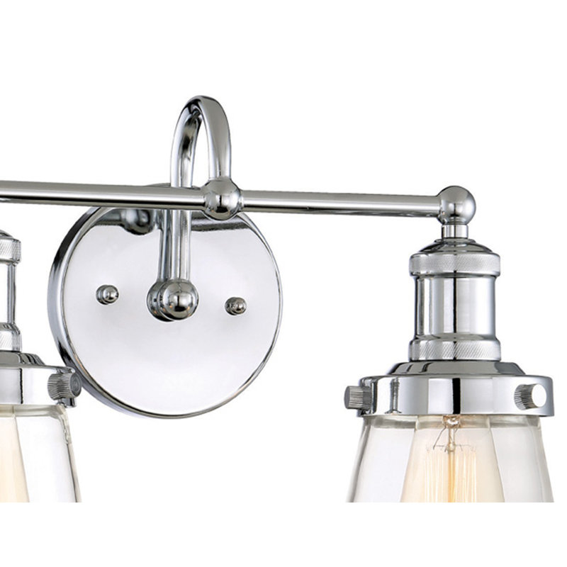 Éclairage pour salle de bain 2 lumières Claremore, Chrome chrome