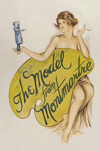 « the model from montmartre », affiche rétro