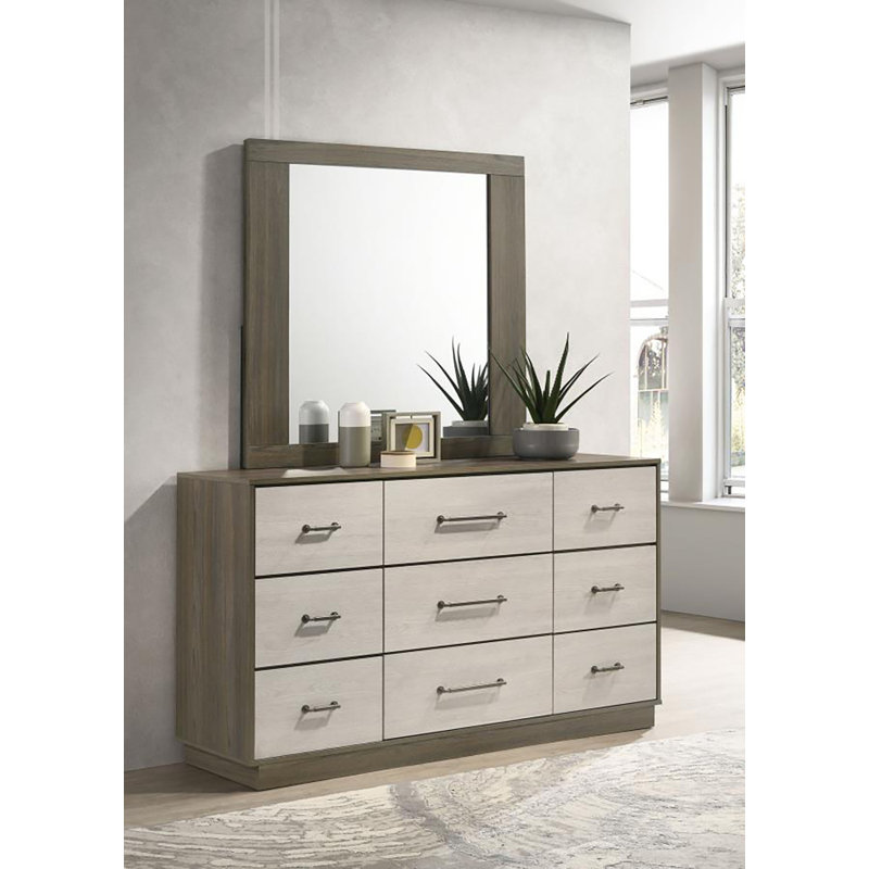 Bourke 9-drawer Dresser With Mirror