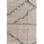 Tapis noir et blanc Mosser