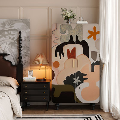 New Chinese-style retro wardrobe
