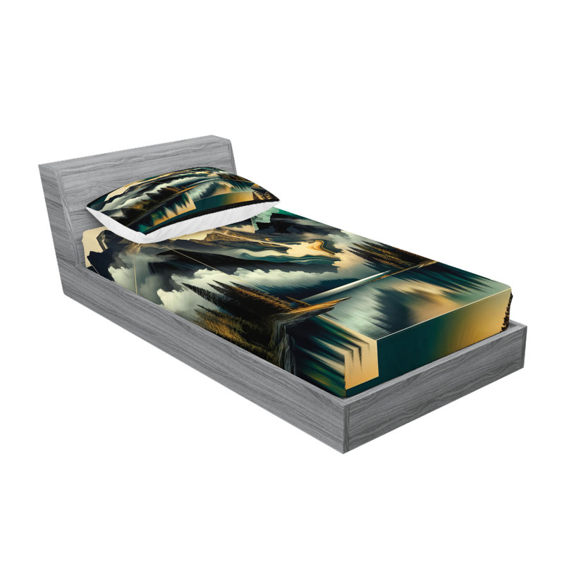 Microfiber Sheet Set, King Sheet Set + 2 Pillowcases