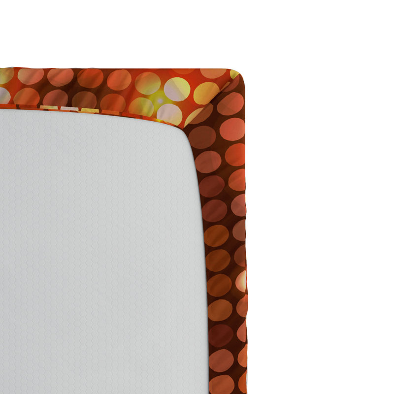 Microfiber Polka Dots Fitted Sheet, Full Fitted Sheet