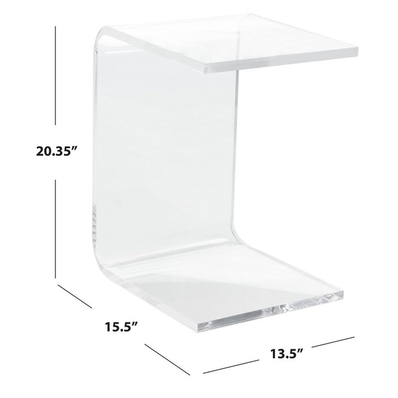Table d'appoint en acrylique Lewiss
