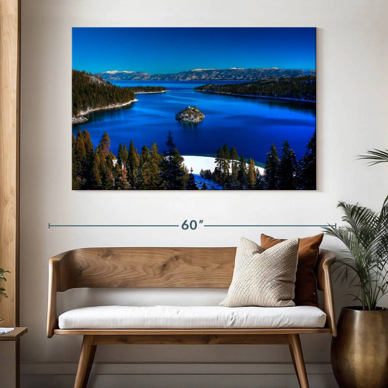 Alvord Lake Tahoe's Emerald Bay, 34" H x 51" W