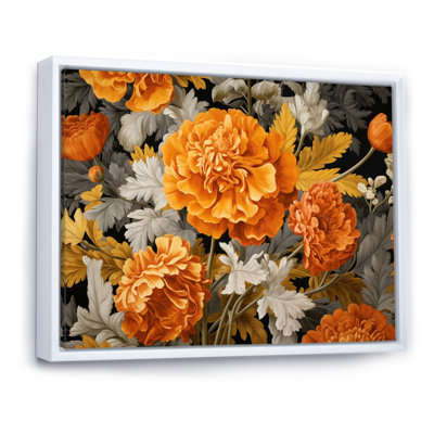 Orange, gris, souci, éclat
